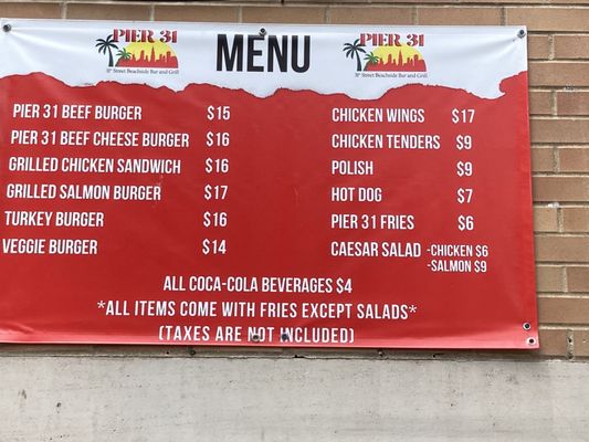 Menu photo 1 Pier 31 Chicago, IL Menu photo 1 Pier 31 Chicago, IL