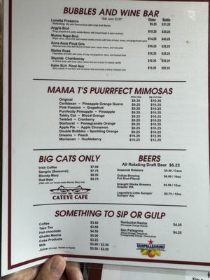 Menu photo 1 Cateye Cafe Bozeman, MT Menu photo 1 Cateye Cafe Bozeman, MT