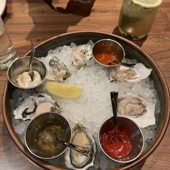 Sugarcane - Half dozen raw oysters - Cocktail Bars Near Me - Las Vegas, Nevada