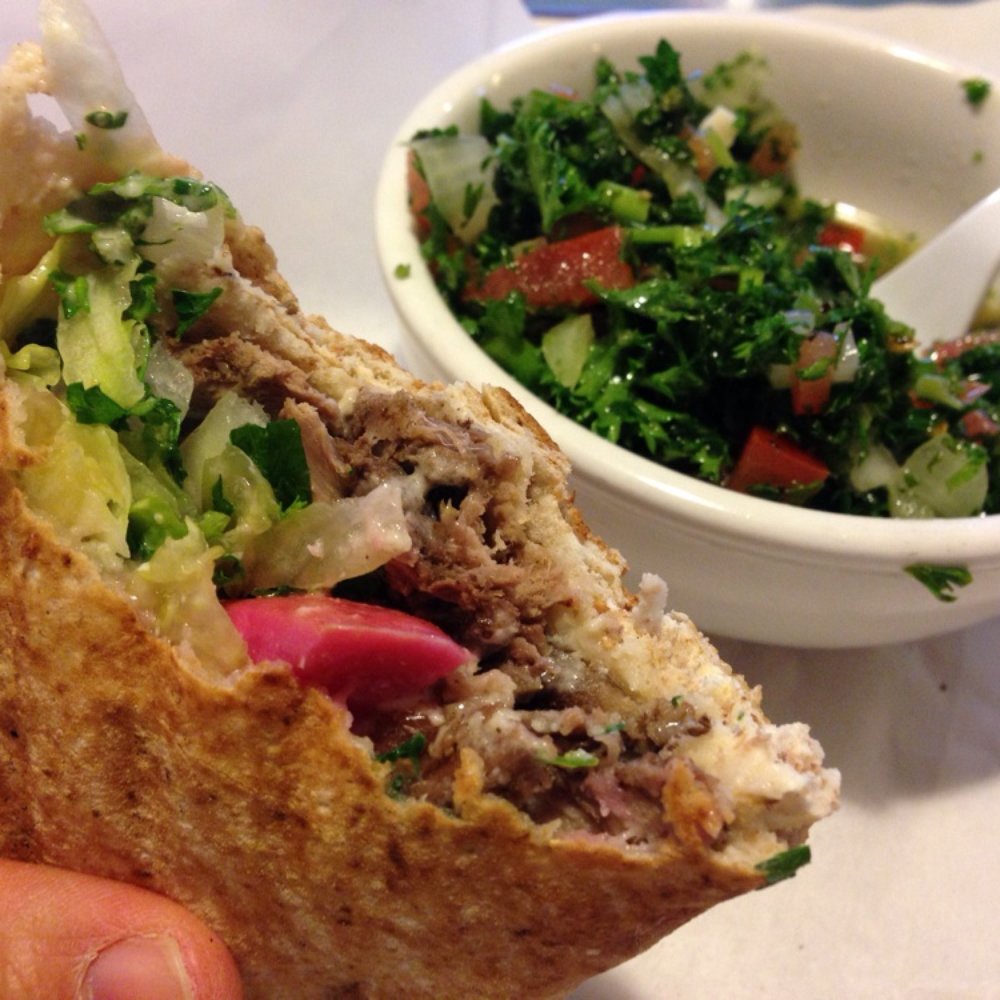 Johnny's Shawarma - Beef Shawarma sandwich and tabouli salad. - Middle Eastern Near Me - Toronto, Ontario Johnny's Shawarma - Beef Shawarma sandwich and tabouli salad. - Middle Eastern Near Me - Toronto, Ontario