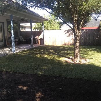 JC Sod Installation - a backyard with a tree and lawn - Landscaping Near Me - San Antonio, Texas