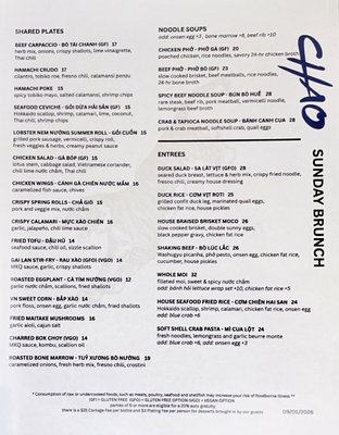 Menu photo 4 Chao Honolulu, HI Menu photo 4 Chao Honolulu, HI