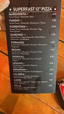 Menu photo 1 Pizza Union London, XGL Menu photo 1 Pizza Union London, XGL