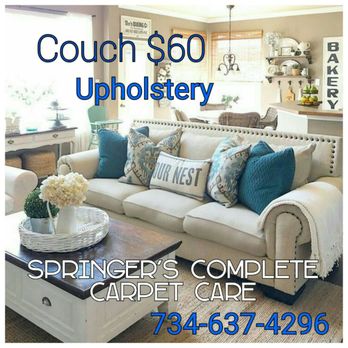 Springer's Complete Carpet & Tile Care - Need your couch cleaned? - Flooring Near Me Springer's Complete Carpet & Tile Care - Need your couch cleaned? - Flooring Near Me