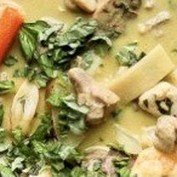 Seafood green curry Seafood green curry