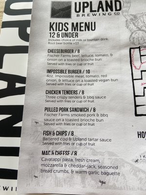 Menu photo 7 Upland Brewing Carmel, IN Menu photo 7 Upland Brewing Carmel, IN