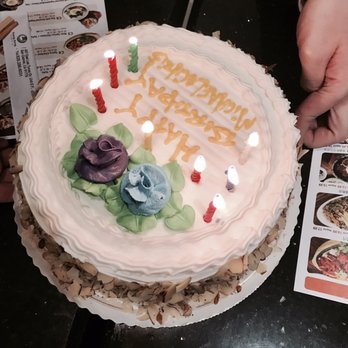 Fortune Bakery - Vanilla Strawberry Almond Cake - Bakeries Near Me - San Gabriel, California