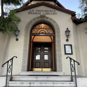 La Pintoresca Branch Pasadena Public Library - Entrance - Libraries Near Me - Pasadena, California