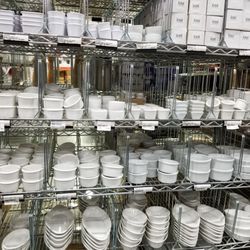 Lots of white serving pieces. Works for me!