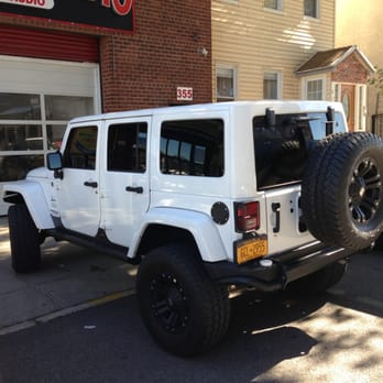 Creative Audio Customs - My jeep in front of his shop. - Car Stereo Installation Near Me - Brooklyn, New York