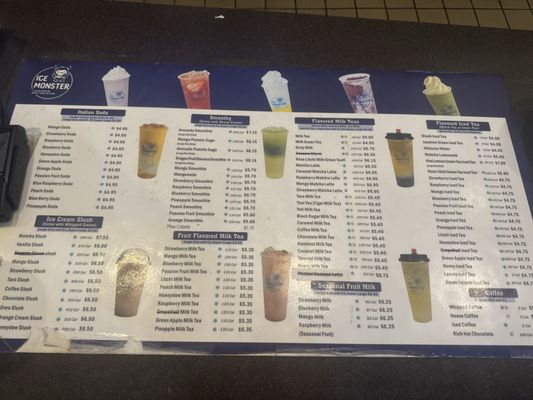 Menu photo 1 Ice Monster Walnut Creek, CA
