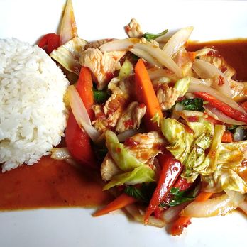 Thai Spoon - Loved my Thai spicy basil, but wish drink came with free refill. - Thai Near Me - Athens, Georgia Thai Spoon - Loved my Thai spicy basil, but wish drink came with free refill. - Thai Near Me - Athens, Georgia