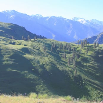 Hells Canyon National Recreation Area - View into the canyon, Seven Devils in background. - Hiking Near Me - Wallowa, Oregon
