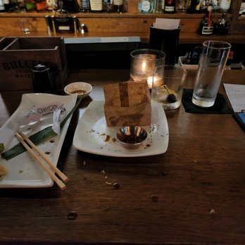 Chucks Fish - After i paid for my dinner. Had the El Papi sushi, truffle fries and an old fashioned. - Sushi Bars Near Me - Mobile, Alabama