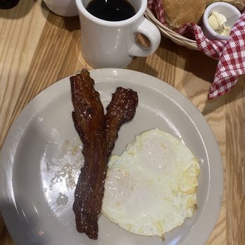 The Biscuit Basket - This was half the order of billionaires bacon + a side of eggs - Southern Near Me - Modesto, California The Biscuit Basket - This was half the order of billionaires bacon + a side of eggs - Southern Near Me - Modesto, California