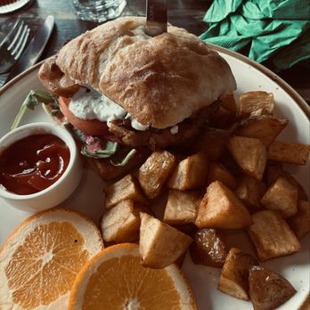 Lokma - Chicken Sandwich with fries - Mediterranean Near Me - San Francisco, California