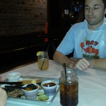 Angry Crab Shack - 1/2 lb brisket and bibs - Cajun/Creole Near Me - Phoenix, Arizona