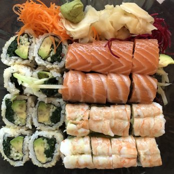 Nami Sushi - Popeye (left), green turtle (bottom), California sunrise (top). All solid choices. - Japanese Near Me - Harwood Heights, Illinois