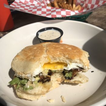 The Cavalier - Breakfast biscuit - Pubs Near Me - Austin, Texas