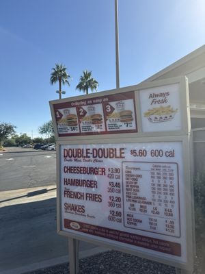 Menu photo 1 In-N-Out Burger Gilbert, AZ