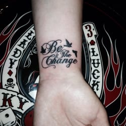 Sugar Shanes Tattoos - Krispy text!