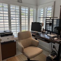 OC Art and Home - Filing cabinet, Stressless chair, Copeland rising computer desk... all from OC Art & Home.