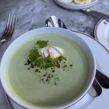 Bouchon - Chilled asparagus which is a special - French Near Me - Yountville, California