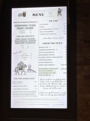 Menu photo 1 Bear's Cup Saratoga Springs, NY Menu photo 1 Bear's Cup Saratoga Springs, NY