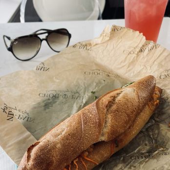 Choc O Pain French Bakery and Café - Tea Building - Vegan Banh Mi Sandwich & Palmer Punch drink - Cafes Near Me - Hoboken, New Jersey Choc O Pain French Bakery and Café - Tea Building - Vegan Banh Mi Sandwich & Palmer Punch drink - Cafes Near Me - Hoboken, New Jersey