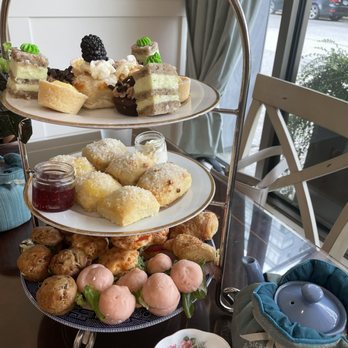 Secret Garden Tea - High tea set for three people - Tea Rooms Near Me - Vancouver, British Columbia Secret Garden Tea - High tea set for three people - Tea Rooms Near Me - Vancouver, British Columbia