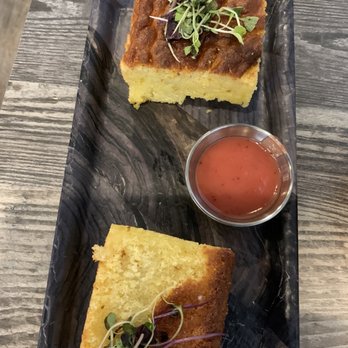 Sweet T's Southern Eatery - Cornbread and strawberry butter - Soul Food Near Me - Montclair, New Jersey