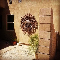 Jaque Meng - Large Sun sculpture. 6' wide