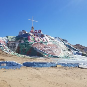 Salvation Mountain - Salvation Mountain from a distance - Landmarks & Historical Buildings Near Me - Niland, California Salvation Mountain - Salvation Mountain from a distance - Landmarks & Historical Buildings Near Me - Niland, California