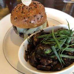 Roasted Wild Mushroom and Swiss Burger Roasted Wild Mushroom and Swiss Burger