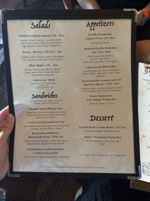 Menu photo 3 Guenther's Lounge Murrieta, CA