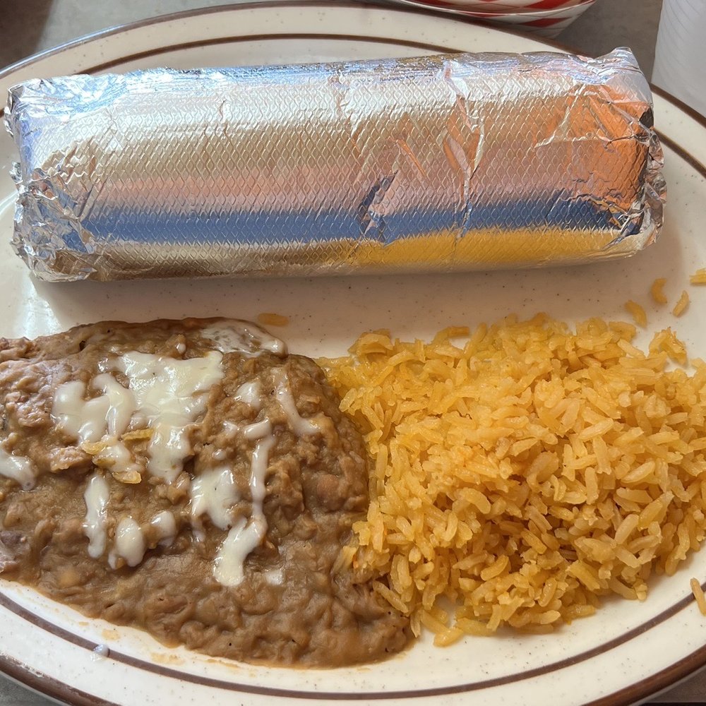 Taqueria Tepa - Super burrito, beans and rice - Mexican Near Me - Cameron Park, California