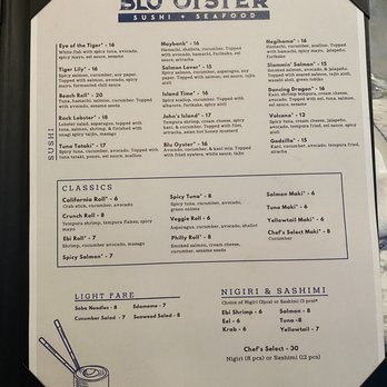 Blu Oyster - Seafood Near Me - Johns Island, South Carolina