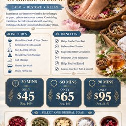 Chi Foot Spa - October Foot Massage Upgrade Special
