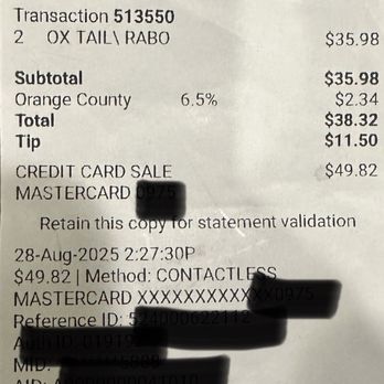 Lechonera Orlando - Receipt we paid for a take out not dine in. Note 30% tip was added by the cashier Yurdis not by us. BEWARE! Check your receipts! - Latin American Near Me - Orlando, Florida Lechonera Orlando - Receipt we paid for a take out not dine in. Note 30% tip was added by the cashier Yurdis not by us. BEWARE! Check your receipts! - Latin American Near Me - Orlando, Florida
