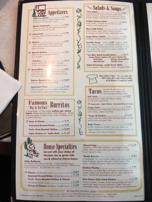 Menu photo 6 Chuy's Westminster, CO
