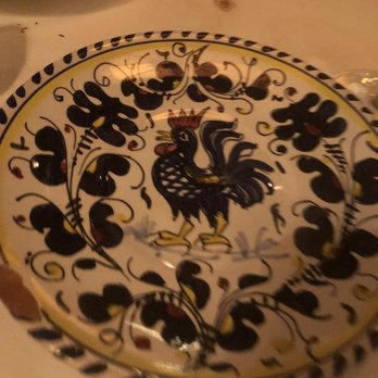 Carbone - Hand crafted/painted plate at Carbone - New American Near Me - Miami Beach, Florida Carbone - Hand crafted/painted plate at Carbone - New American Near Me - Miami Beach, Florida