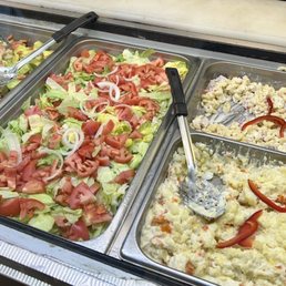 The avocado and tomato salad costs extra but is delicious.