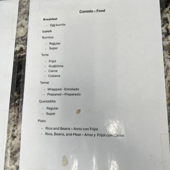 Panaderia Negrete - Menu cont. - Bakeries Near Me - Los Banos, California Panaderia Negrete - Menu cont. - Bakeries Near Me - Los Banos, California
