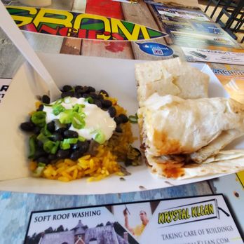 Grom - Brisket burrito with rice and beans - Sandwiches Near Me - Jacksonville Beach, Florida