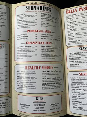 Menu photo 5 Carmines NY Pizza Kitchen Chester, MD