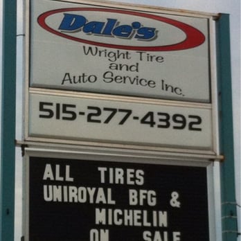 Dales Wright Tire & Auto Svc - Auto Repair Near Me - Des Moines, Iowa Dales Wright Tire & Auto Svc - Auto Repair Near Me - Des Moines, Iowa