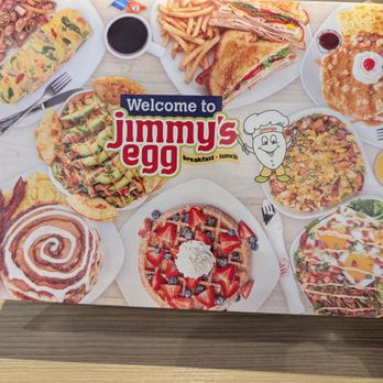 Jimmy's Egg - Front of menu - Breakfast & Brunch Near Me - Midland, Texas