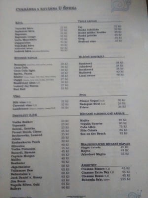Menu photo 1 Cukrárna U Šneka Beroun, ST