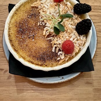 Dilworth Tasting Room - Coconut creme brûlée. Yummmm! - Wine Bars Near Me - Charlotte, North Carolina Dilworth Tasting Room - Coconut creme brûlée. Yummmm! - Wine Bars Near Me - Charlotte, North Carolina