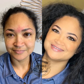Brows in a Blink! - Full face makeup before and after - Permanent Makeup Near Me - Conyers, Georgia